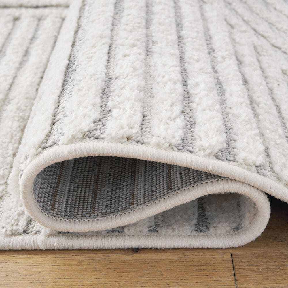Ashley Lambworth 5&#39;3&quot; x 7&#39; Gray and Cream Area Rug, , large