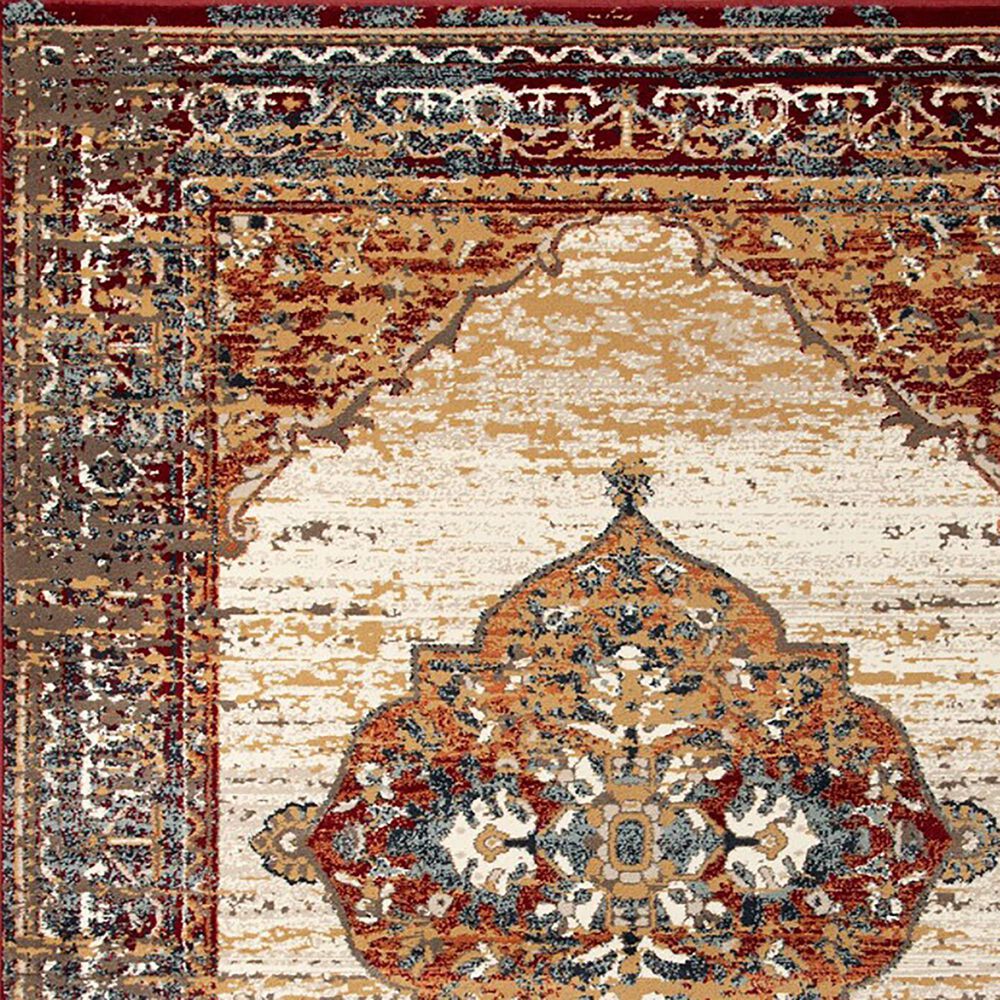 Amer Rugs Allure 2&#39; x 3&#39; Beige and Red Area Rug, , large