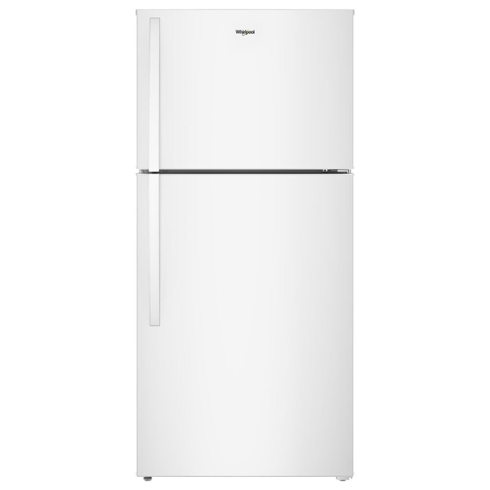 Whirlpool 19.2 Cu. Ft. Wide Top Freezer Refrigerator with Total Coverage Cooling in White, , large