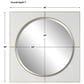 Uttermost Cyprus Mirror in White and Soft Gold, , large
