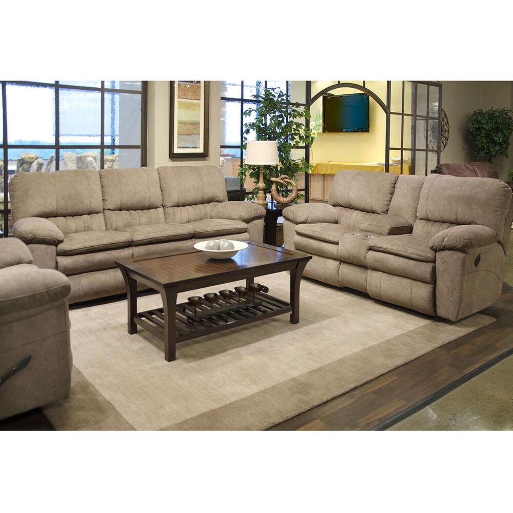Catnapper Reyes Power Lay Flat Reclining Sofa in Portabella, , large