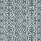 L&R Resources Sun Shower 7"6" Round Blue and Green Indoor/Outdoor Area Rug, , large