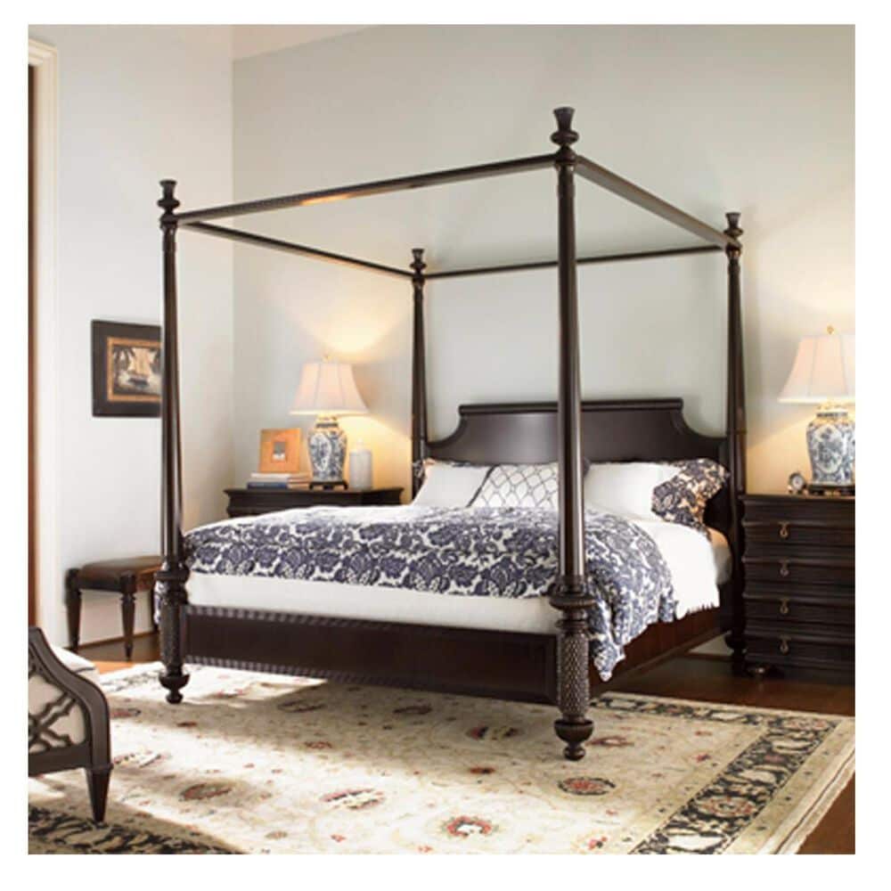 Tommy Bahama Home Royal Kahala King Canopy Bed, , large