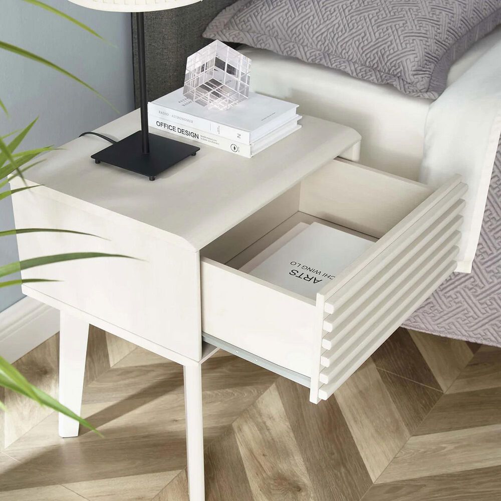 Modway Render End Table in White, , large