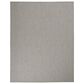 Nourison Courtyard Ivory and Charcoal 9" x 12" Indoor/Outdoor Area Rug, , large