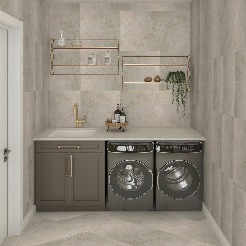 Dal-Tile Haddonstone Dawn Rectangle Cross Cut 12&quot; x 24&quot; Porcelain Tile, , large