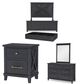 Legacy Classic Flatiron 4-Piece Full Trundle Bedroom Set in Midnight, , large