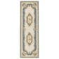 Safavieh Micro-Loop 2"3" x 7" Cream and Blue Runner, , large