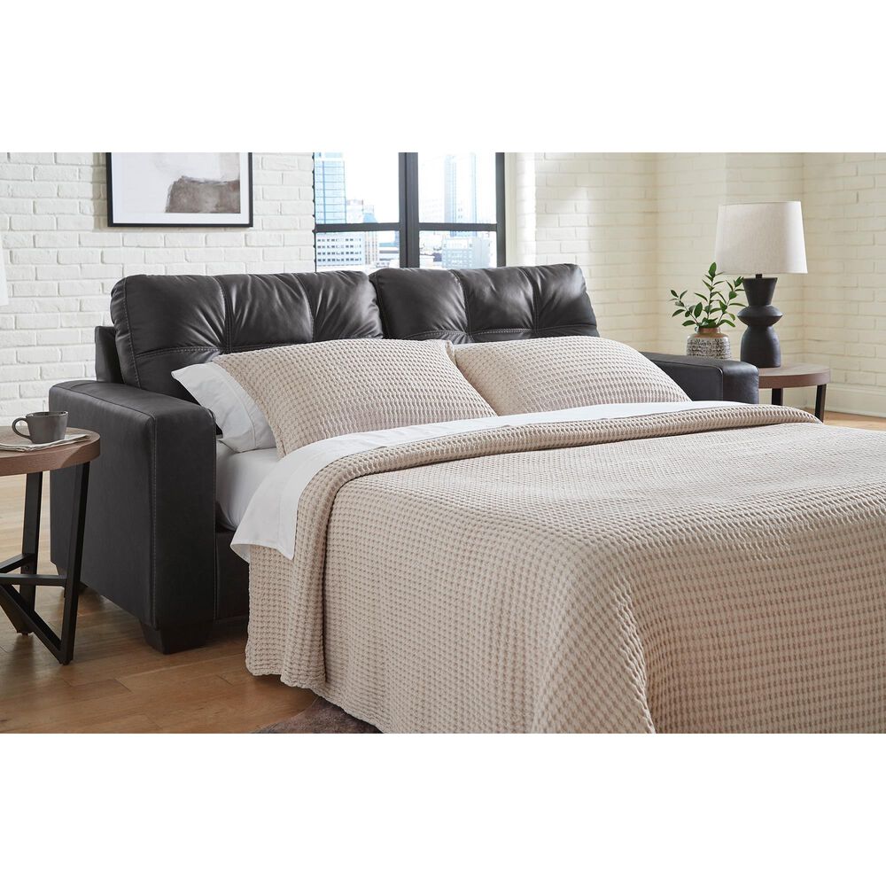 Ashley Barlin Mills Stationary Queen Sofa Sleeper in Carbon, , large