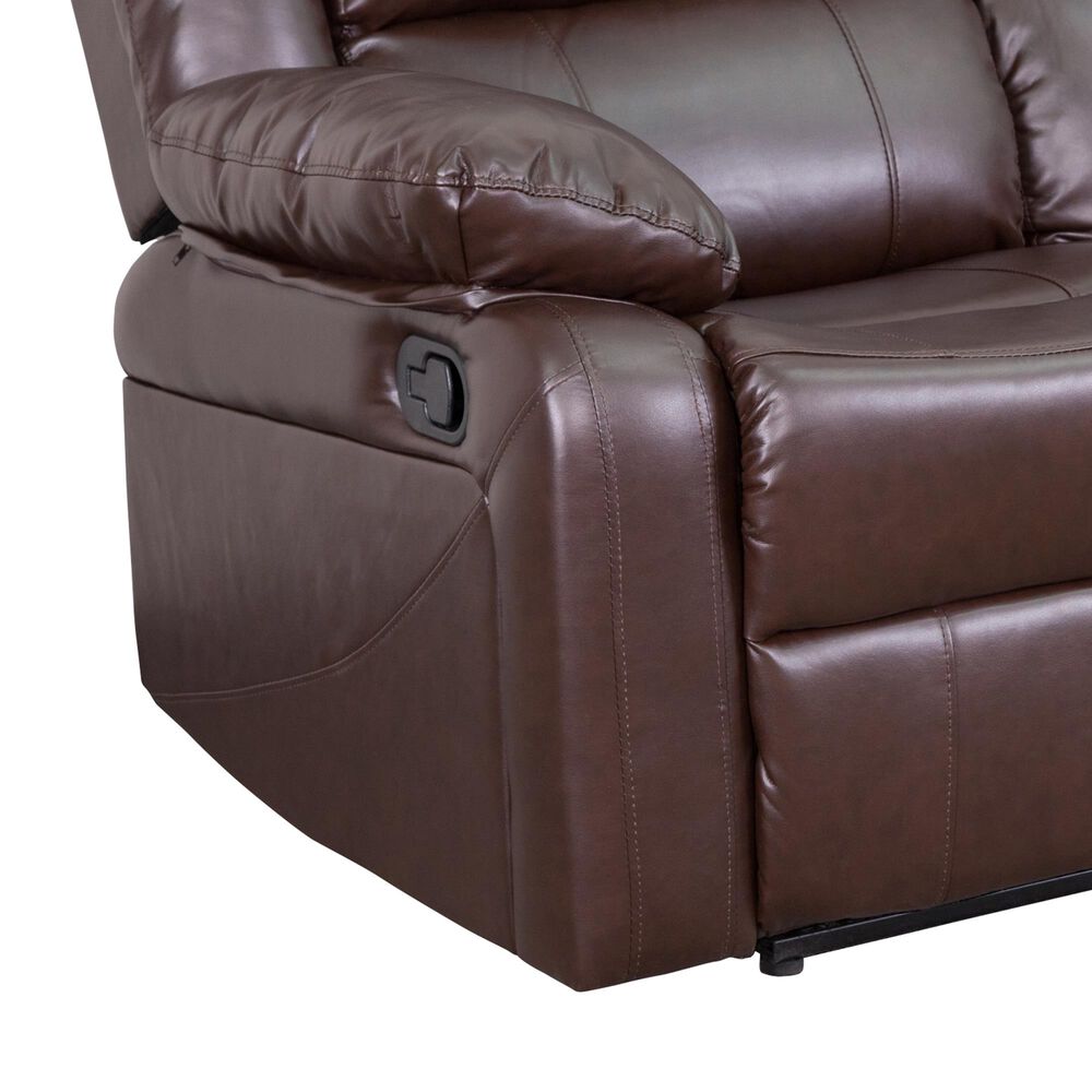 Flash Furniture Harmony Series Loveseat in Brown, , large