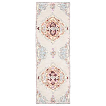 Safavieh Micro-Loop 2"3" x 7" Beige and Orange Runner, , large