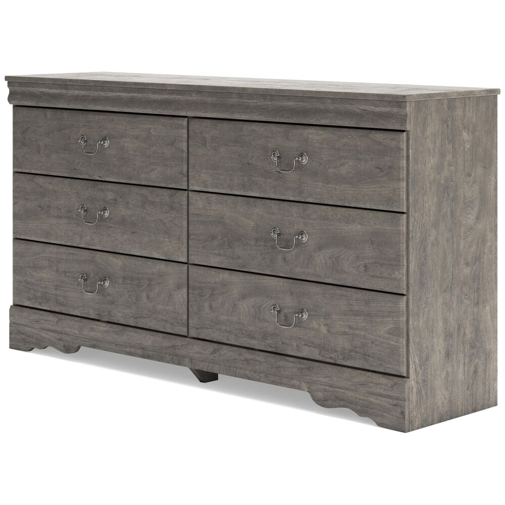 Signature Design by Ashley Bayzor 6-Drawer Dresser in Warm Gray Vintage, , large