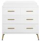 Delta Sloane 4 Drawer Dresser with Changing Top in White and Melted Bronze, , large