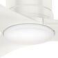Hunter Piston 52" Outdoor Ceiling Fan with LED Light in Fresh White, , large