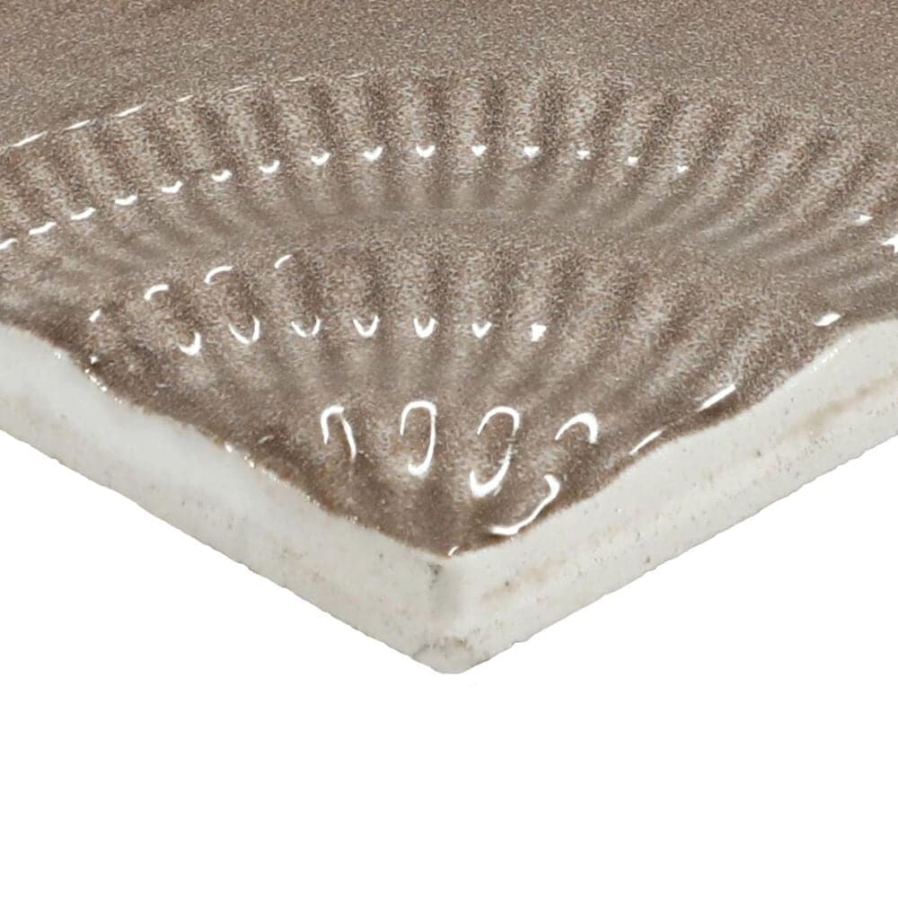 Dal-Tile Relicca Antique 4" x 4" Square Circle Ceramic Tile, , large