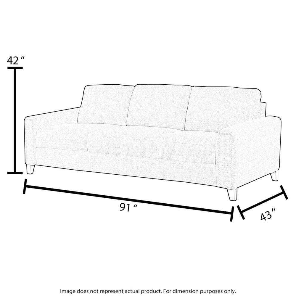 HomeStretch Palmer Leather Power Reclining Sofa with Headrest and Lumbar in Walnut, , large