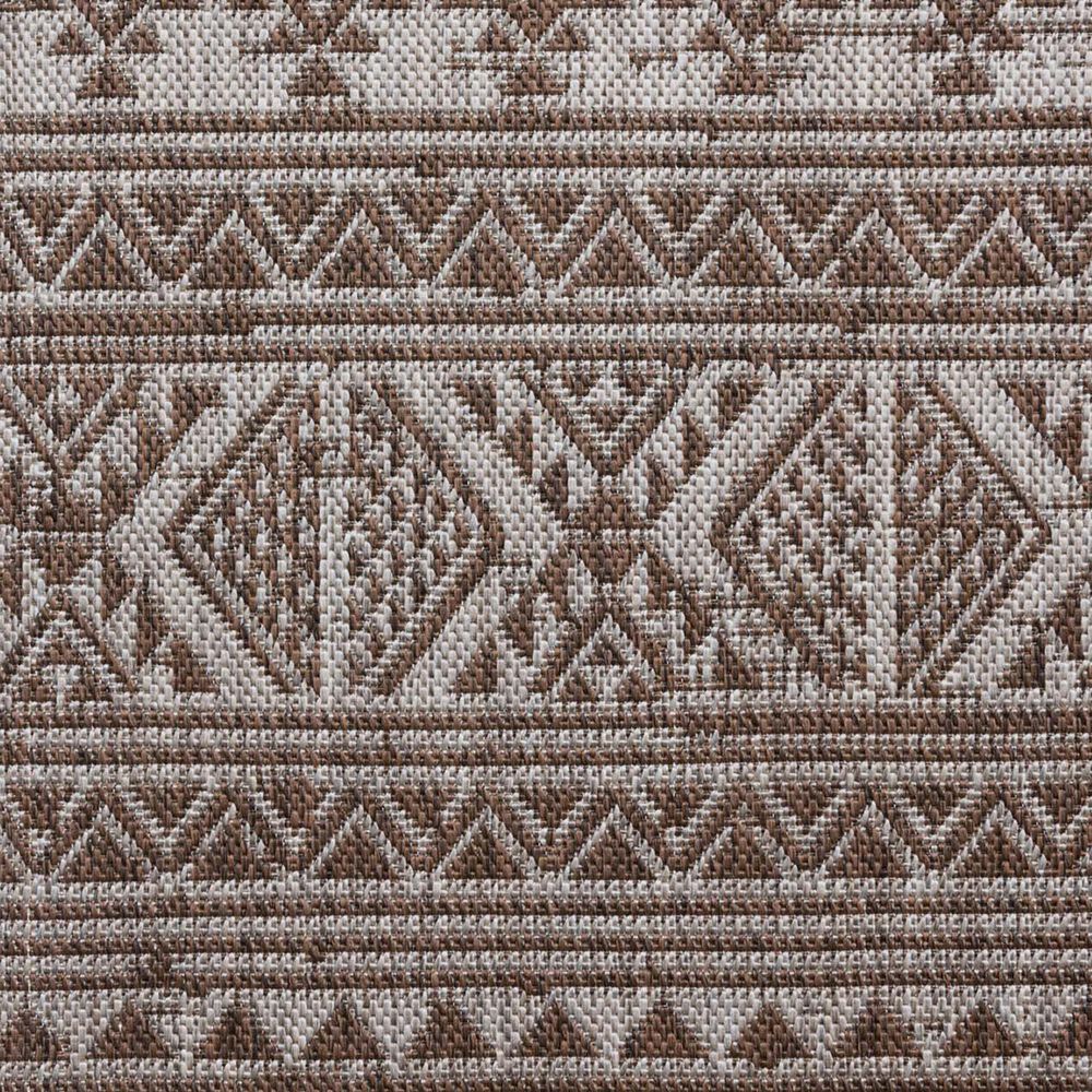 Loloi Easton Coffee and Dove 4&#39; x 6&#39; Indoor/Outdoor Area Rug, , large