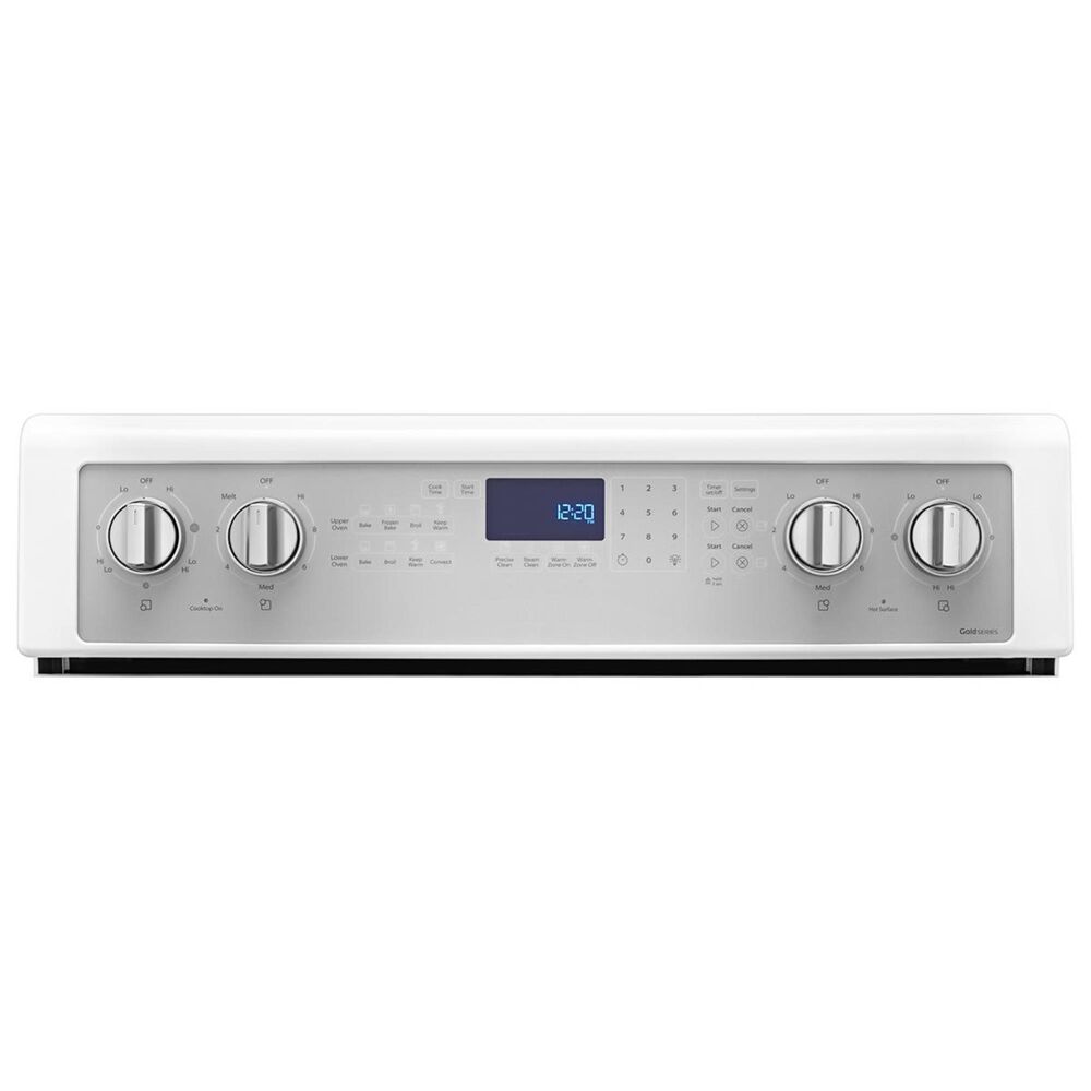 Whirlpool 6.7 Cu. Ft. Freestanding Electric Double Oven Range with Convection in White, , large
