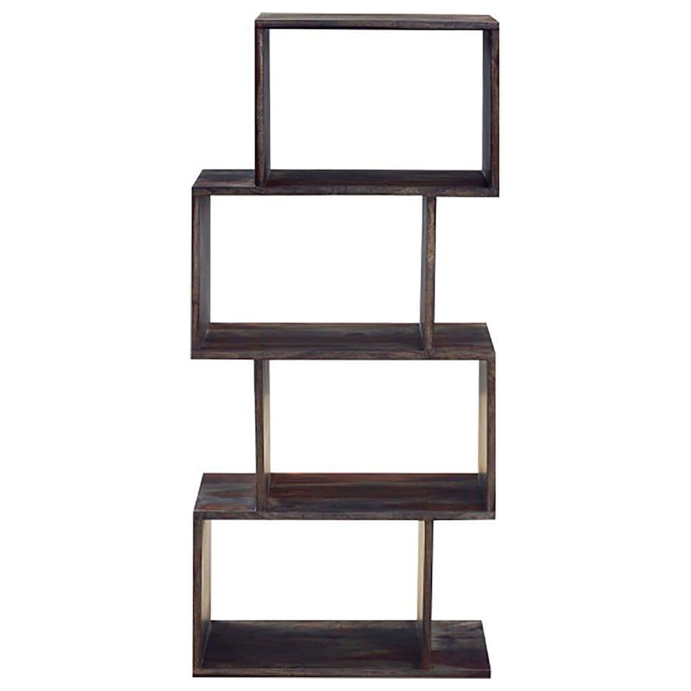 37B Fall River Obsidian 4-Tier Bookcase in Black Walnut, , large