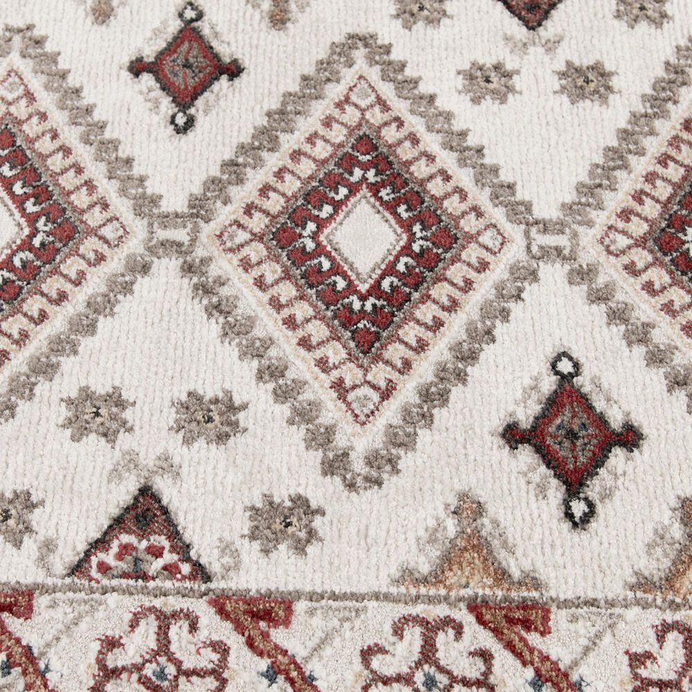 Central Oriental Heirloom Marina Cinnabar and Multicolor 5&#39;3&quot; x 7&#39;7&quot; Area Rug, , large