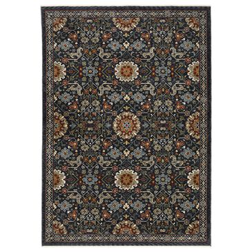 Oriental Weavers Aberdeen Floral 2" x 3" Blue Area Rug, , large
