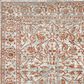 Amer Rugs Alpine 7"10" Round Orange and Gray Area Rug, , large