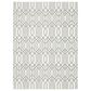 Oriental Weavers Montecito Geometric 2"3" x 7"6" White Runner, , large