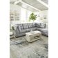 Signature Design by Ashley Falkirk 2-Piece Right Facing Sleeper Sectional with Chaise in Steel, , large