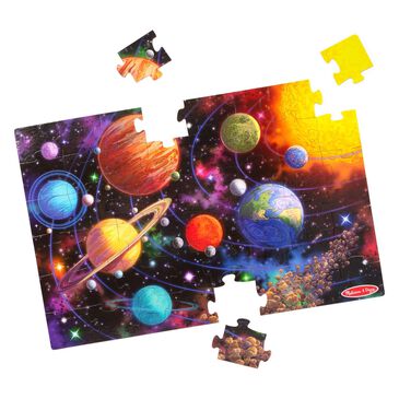 Melissa & Doug 48-Piece Solar System Floor Puzzle, , large