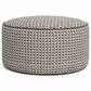 Howard Elliott Furley Short Pouf in Grey, , large