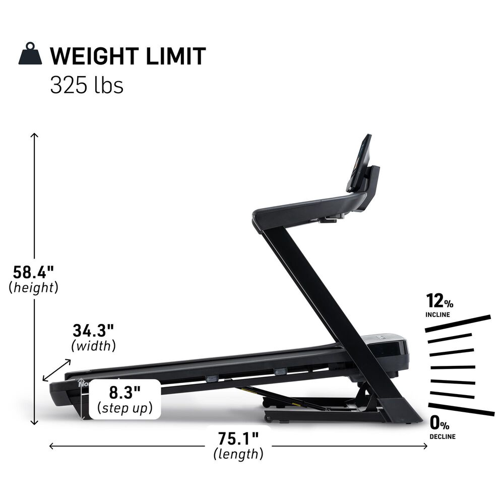 NordicTrack T Series 10 Treadmill in Black, , large