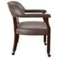 STEVE SILVER Tournament 6-Piece Round Game Table Set in Cherry, , large