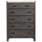 Nicolette Home Plum Creek 5 Piece King Panel Bedroom Set in Ravenwood Black, , large