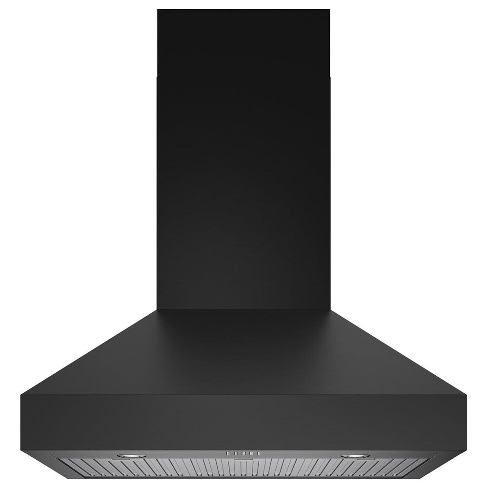 Thor Kitchen 36" Professional Wall Mount Pyramid Range Hood in Matte Black, , large