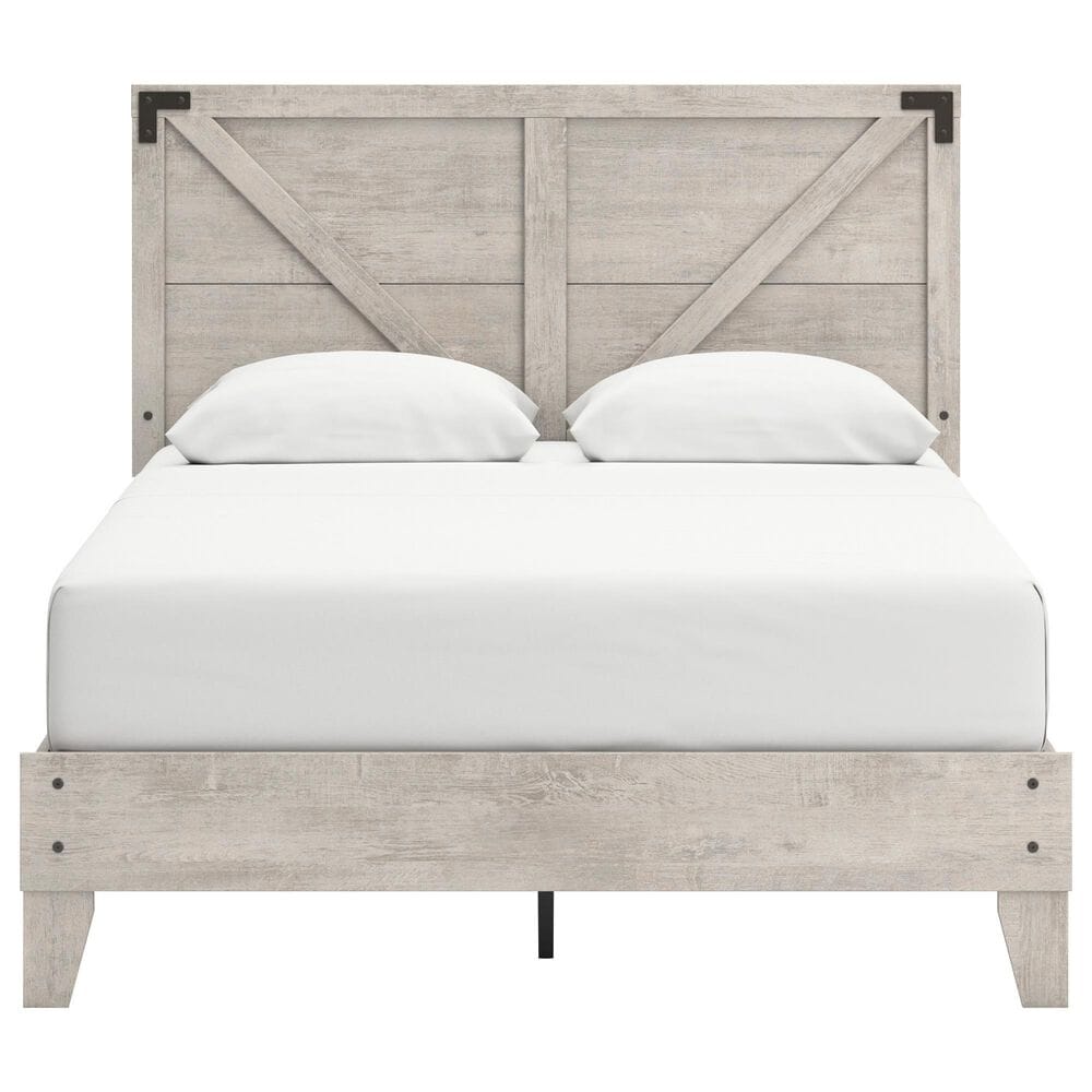 Ashley Shawburn Queen Platform Bed in Gray, , large