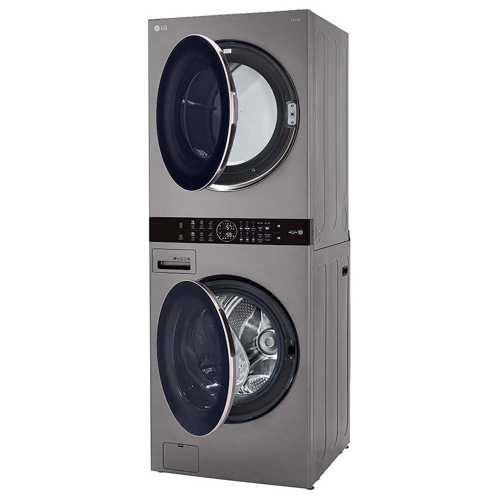LG WashTower 4.5 Cu. Ft. Washer and 7.4 Cu. Ft. Gas Dryer in Graphite Steel, , large