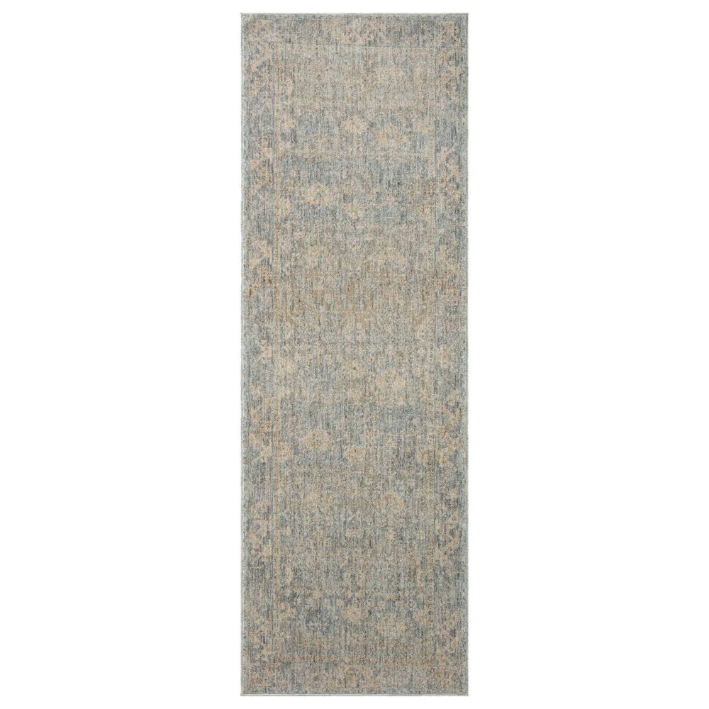 Angela Rose Blake 2"7" x 8" Sky and Beige Runner, , large