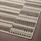 Loloi II Rainier 9"2" x 12"2" Ivory and Taupe Area Rug, , large