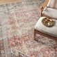 Amber Lewis x Loloi Georgie 10" x 14" Red and Navy Area Rug, , large