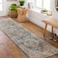 Surya Aspendos 2"7" x 10" Deep Teal, Ivory, Light Gray, Olive, Tan and Teal Runner, , large