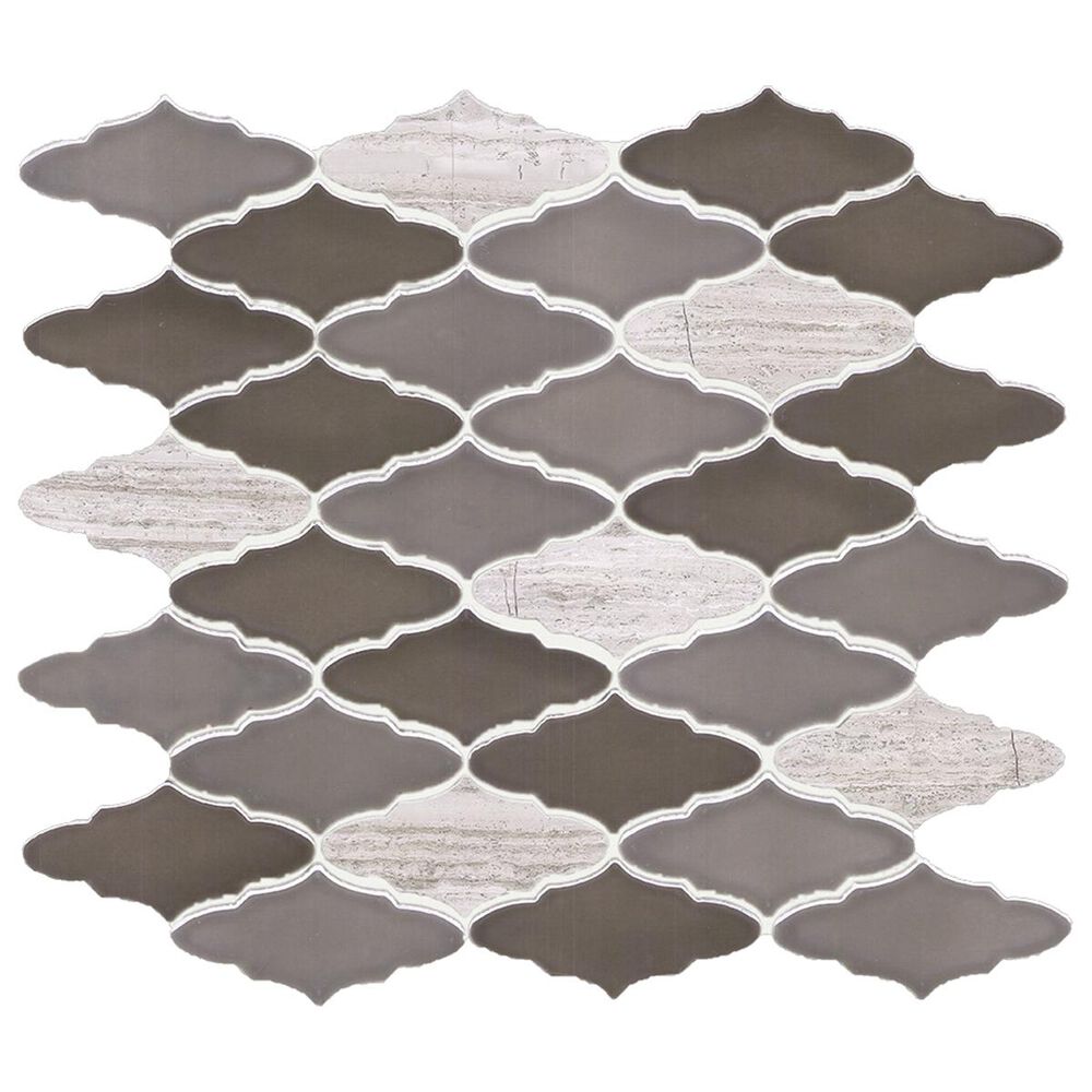 Soci Cityscape Zapata Monaco 11.22" x 12.60" Ceramic Mosaic Sheet, , large