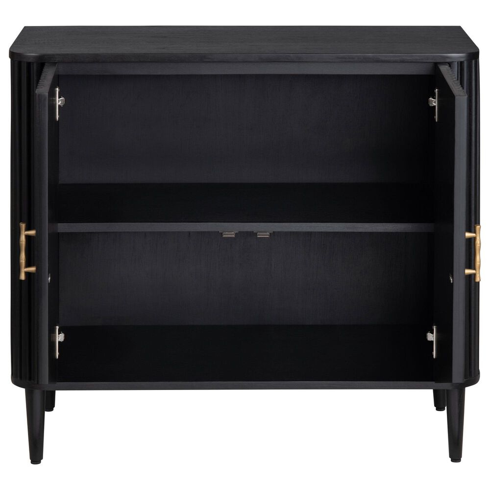 Crestview Collection Camden 2-Door Cabinet in Black, , large