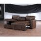 Global Furniture USA Reversible Pull-Out Sofa Bed with Chaise in Coffee, , large