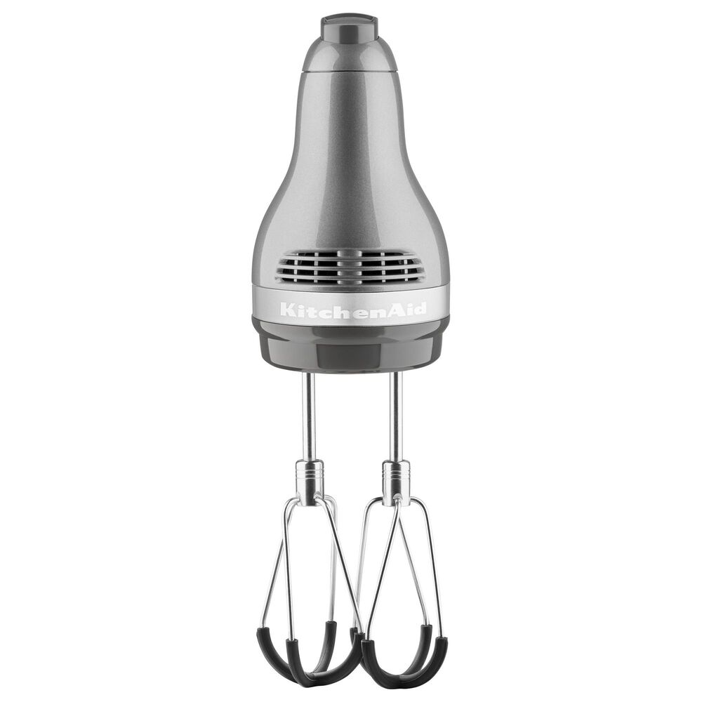 KitchenAid 6 Speed Hand Mixer with Flex Edge Beaters - Contour Silver