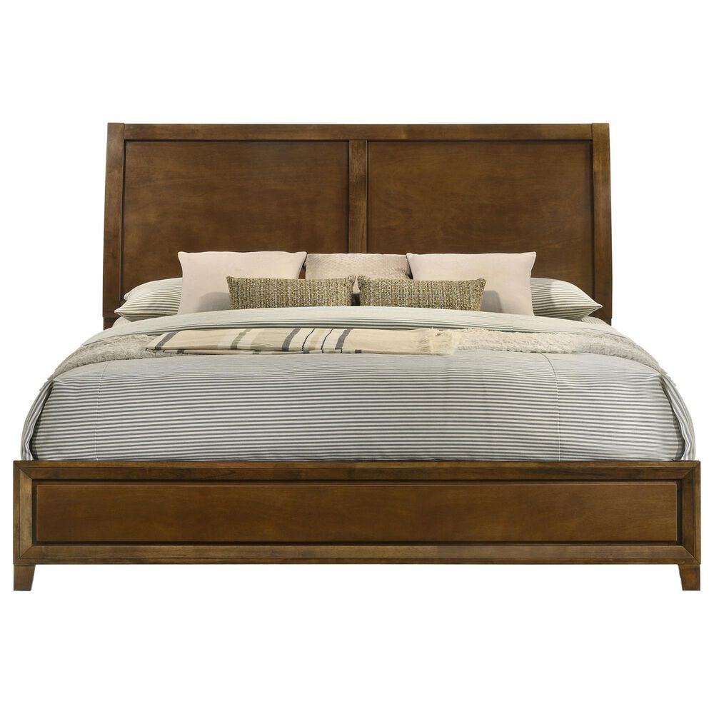 New Heritage Ballard Queen Panel Bed in Walnut, , large