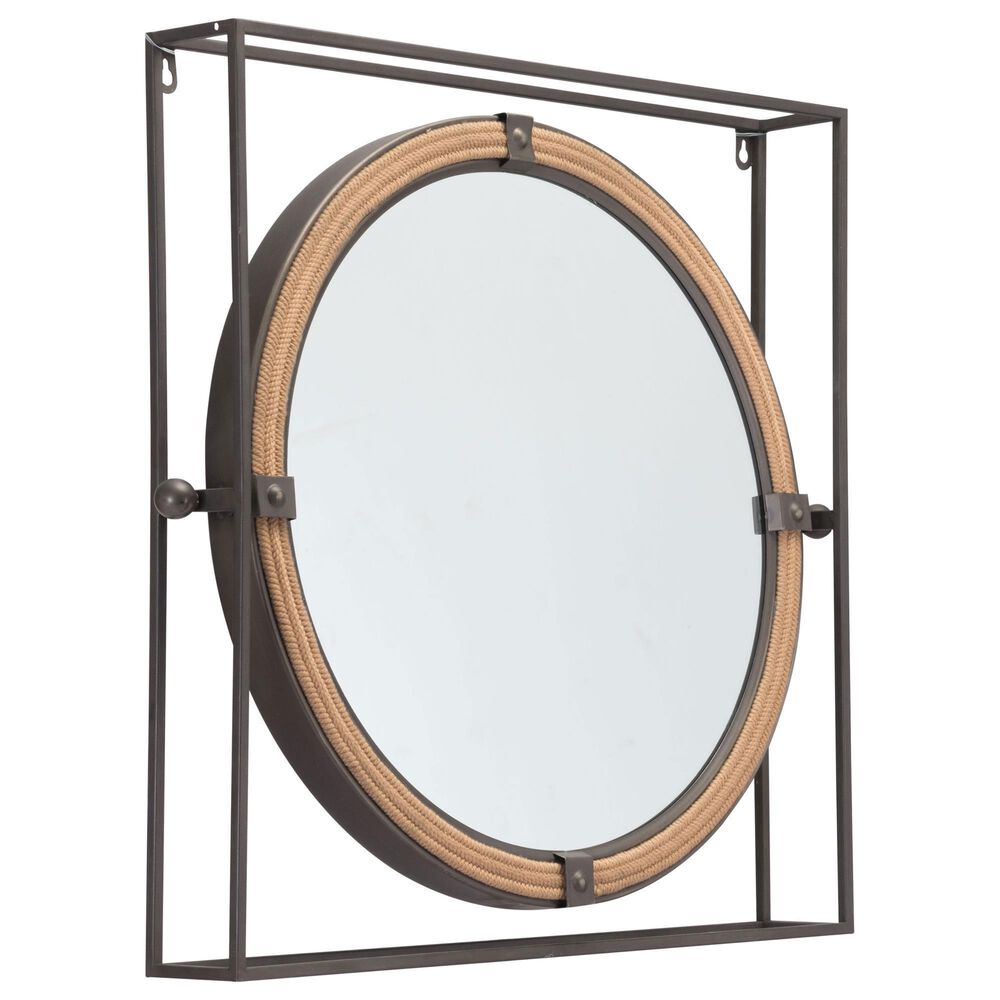 Zuo Modern Capell Mirror in Gray, , large