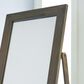 Ashley Dirkins Floor Mirror in Brown, , large