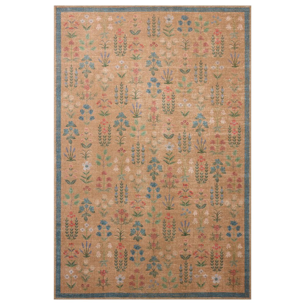 Rifle Paper Co. x Loloi Edinburgh Wheat and Multicolor 2"3" x 3"9" Area Rug, , large