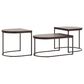 Ashley Vanmore Occasional Table Set in Dark Brown and Bronze (Set of 3), , large