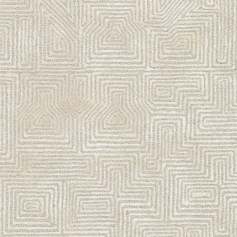 Surya Addison 8&#39; x 10&#39; Light Gray and Cream Area Rug, , large